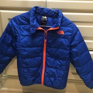 North Face jacket- size xs. My son loved it